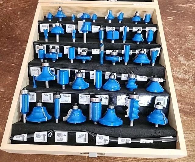 ROUTER BIT 43PC Set 1/4