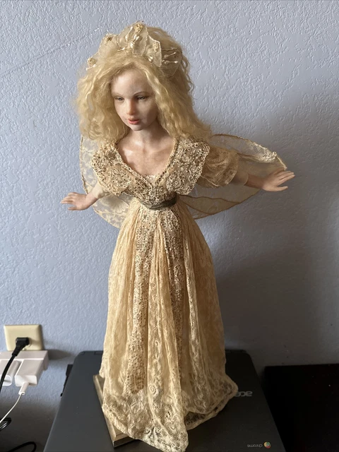 RARE EDNA DALI doll Angel Fairie with wings Cert of Authenticity Vintage