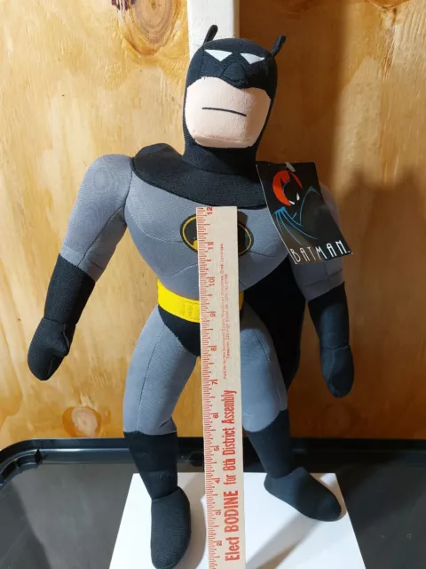 Six flags theme parks 18” Batman plush doll stuffed animal  Figure 1995 B25