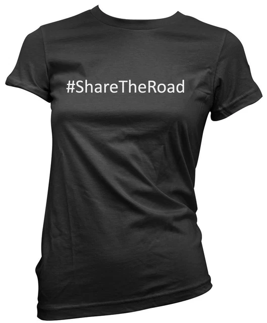 Share The Road T-shirt donna bicicletta