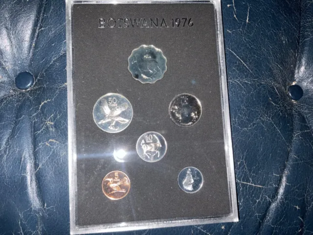 Botswana 1976 5 Coin Proof Set SKU JAN24126