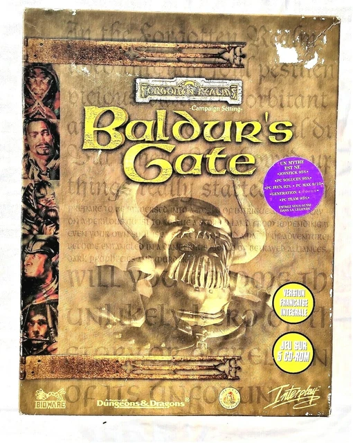 Baldur's Gate : Forgotten Realms - PC - Big Box - Version Française