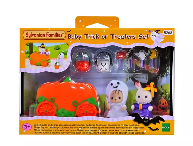 Sylvanian Families Calico Critters Halloween Baby Trick Or Treaters Set