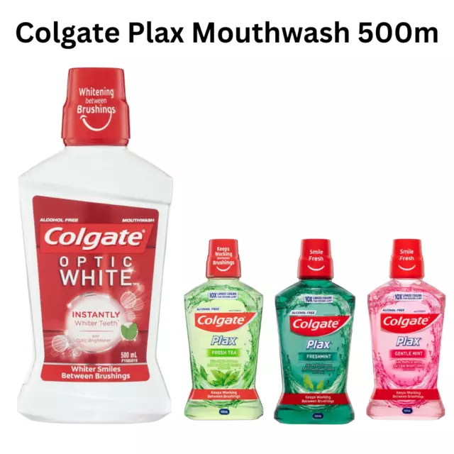 Colgate Plax Antibacterial Mouthwash 500mL-AU NEW 2