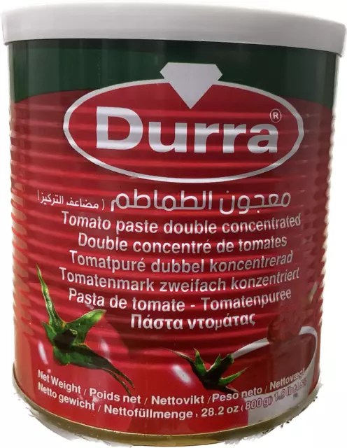800 g Durra - vombro di pomodoro doppia concentrazione