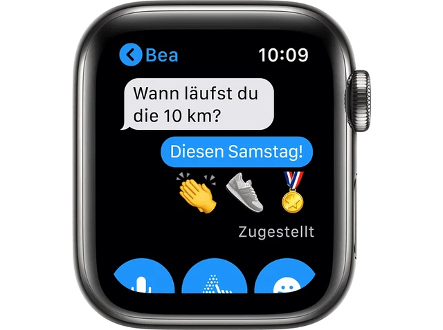 B2 APPLE Watch Series 6 (GPS + Cellular) 40mm Smartwatch Edelstahl 3