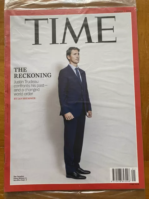 TIME Magazine 2019 The Reckoning Trudeau Trump Ukraine World Order  NEW SEALED