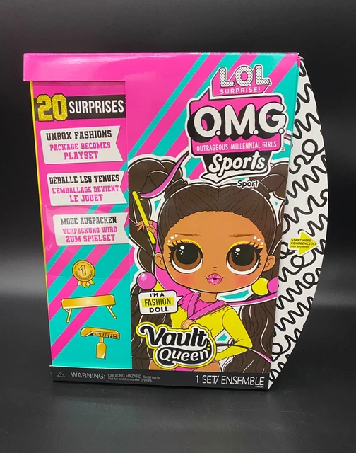 LOL SURPRISE OMG Sports Vault Queen Artistic Gymnastics Doll £28.99