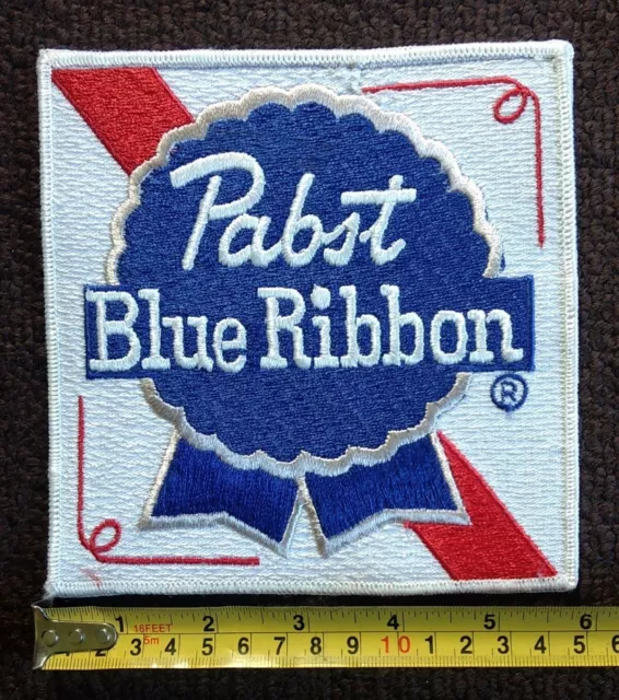 Vintage Pabst Blue Ribbon Embroidered Jacket Uniform Back Patch 3
