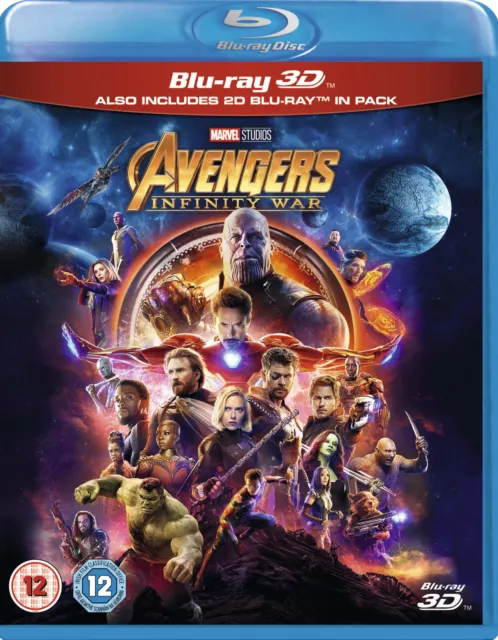 Avengers: Infinity War (Blu-ray) Zoe Saldana Jeremy Renner Chadwick Boseman 3