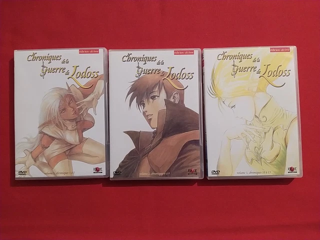 CHRONIQUES DE LA Guerre De Lodoss L'intégrale Dvd Video Pal Vf EUR 39