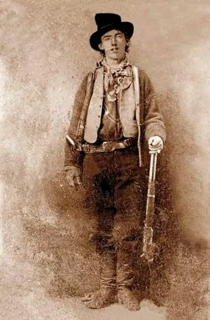 Antique Billy The Kid Photo 359b Odd Strange & Bizarre