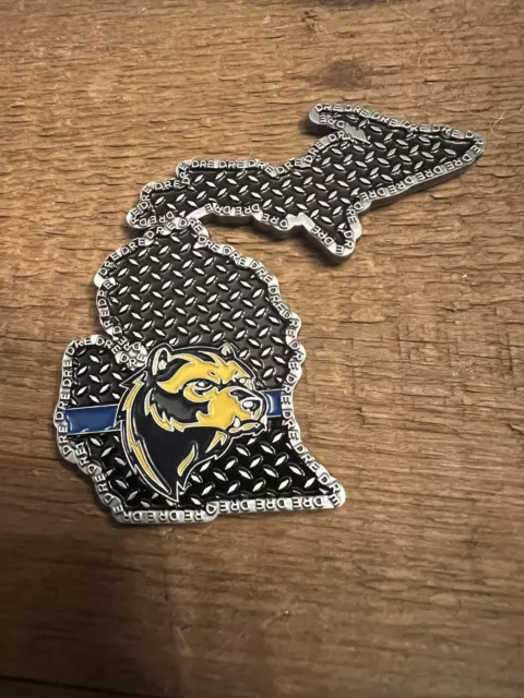 Michigan Drug Recognition Expert DRE Police Challenge Coin