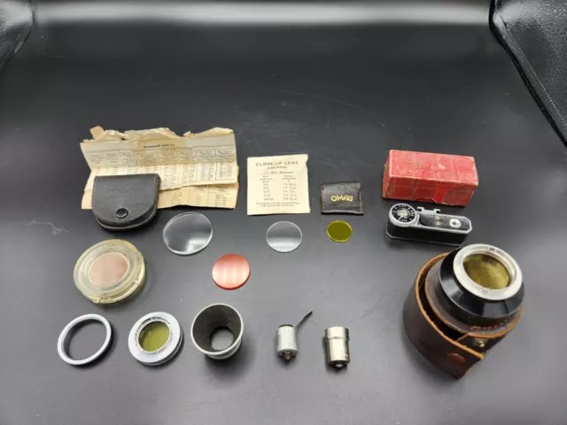 Vintage, Camera parts, OMAG, KODAK, HAWK. Filters, Lenses, Range Finder, N More 3