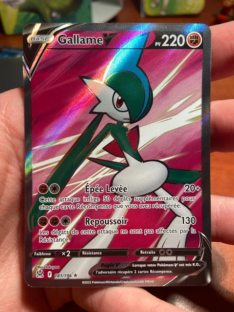 Carte Pokémon Gallame V Full Art FA 181/196 Ultra Rare Neuve VF FR