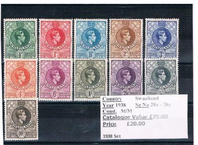 GB Stamps British Empire - Botswana, Namibia, Swaziland