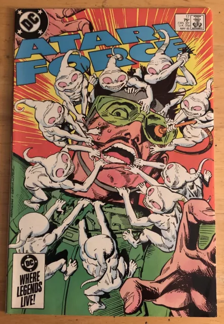 Atari Force #17; Hannigan & Garcia-Lopez Cover; Rats Like Us; Warlord Figures Ad