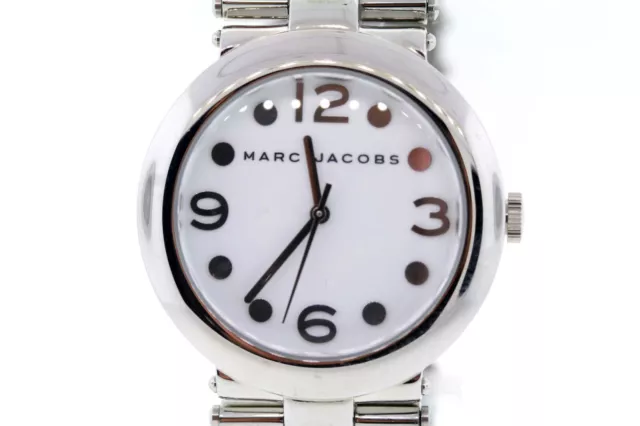 Ladies Marc by Marc Jacobs MBM3012 Stainless Steel White Dial Watch