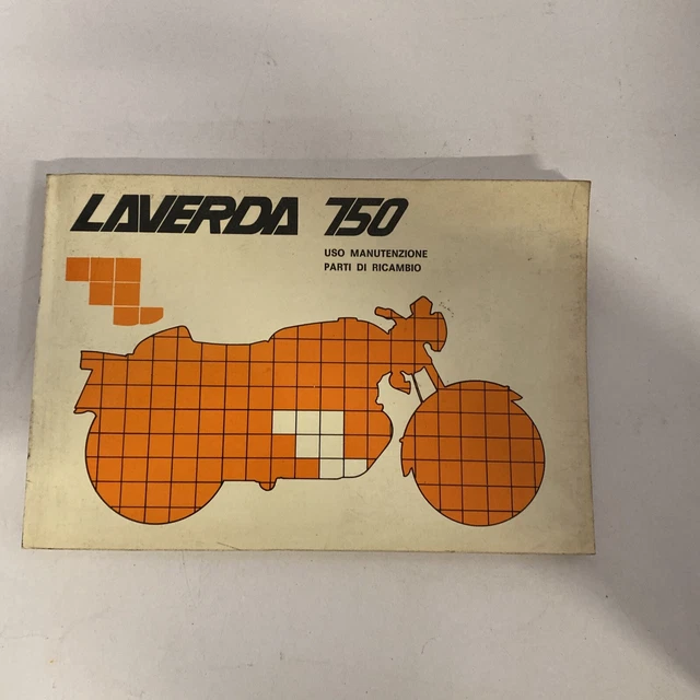 Libretto uso e manutenzione laverda 750 Sf e 750 Gt 1974