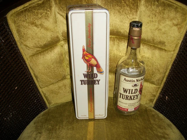 AUSTIN NICHOLS WILD Turkey Mini Miniature Decanters No.s 1,2,3,4