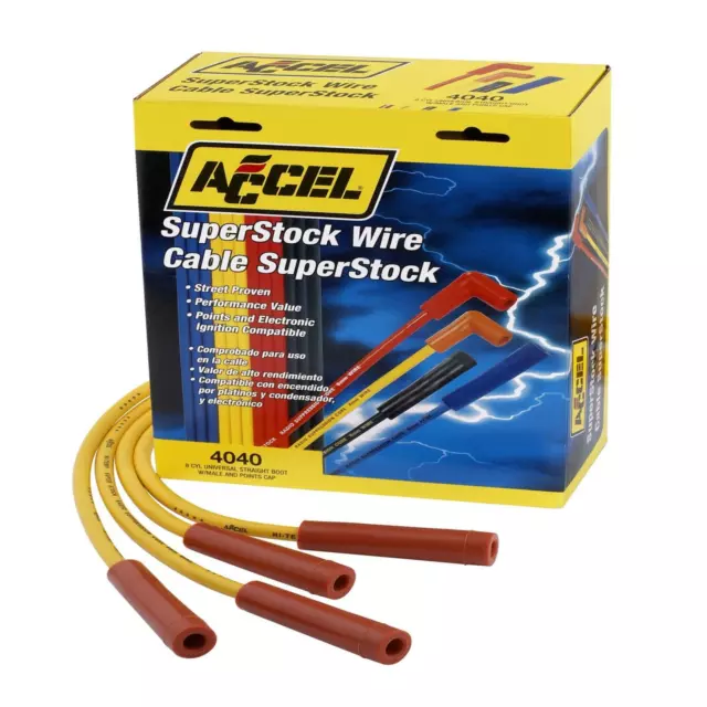 ACCEL Universal Fit Spark Plug Wire Set For 1969 Ford Custom AF9EE6-8938 2