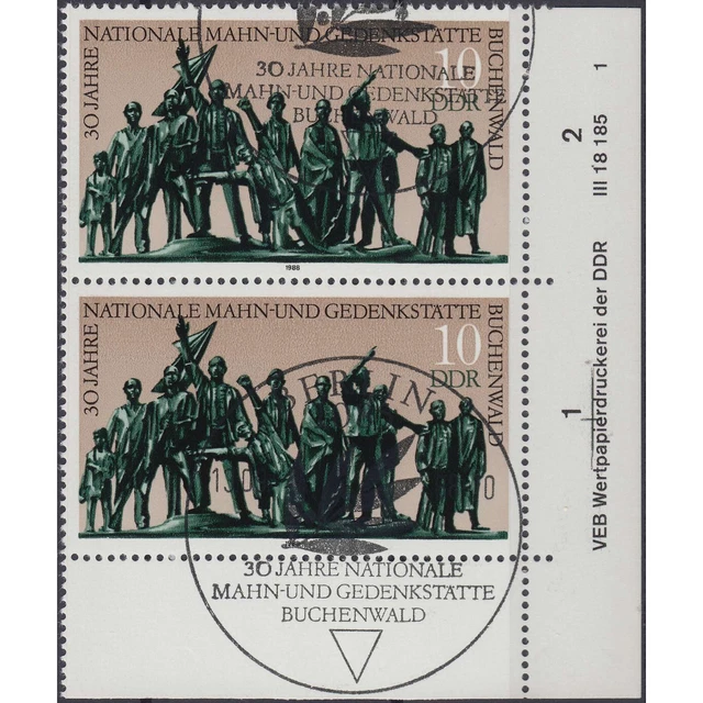 DDR Nr. 3197 DV gestempelt "Druckvermerk"