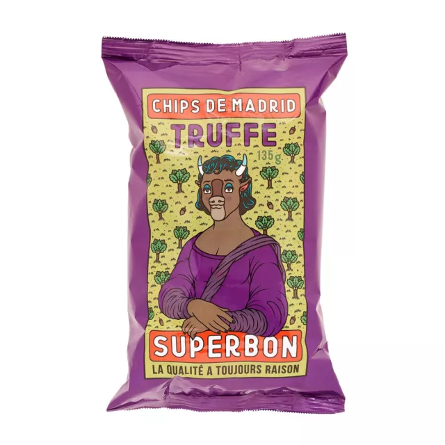 Superbon Chips Trufle de Pomme Terre Avec Truffe Épicée Croustillant 135g