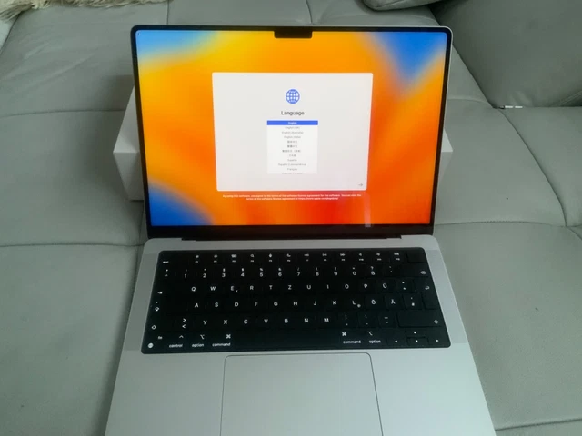 Apple MacBook Pro 14,2" M1 Pro 8 14 Core GPU 16 GB RAM 512 GB SSD argento