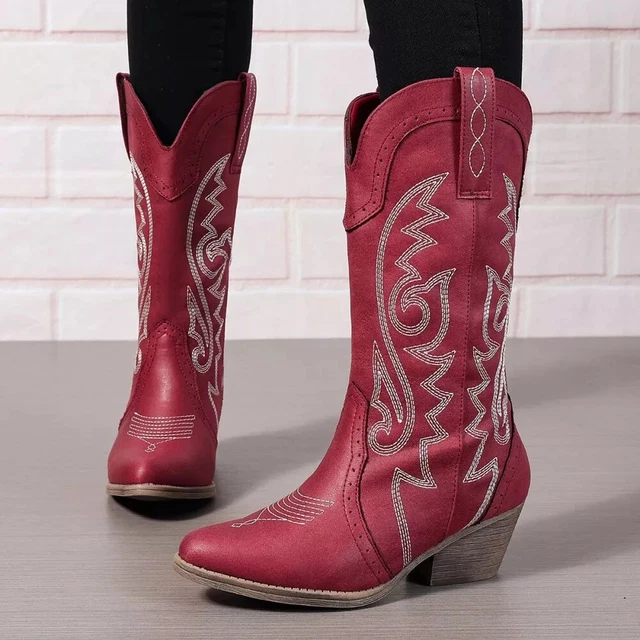 Sendra 10022 Corona, Santiag Femme, Bottes Country Femme - 6