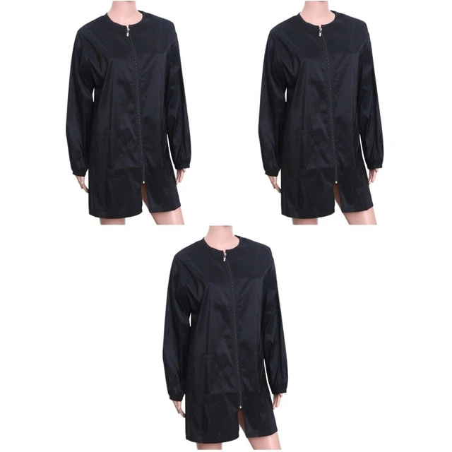 3x Vestido de peluquería impermeable para adultos
