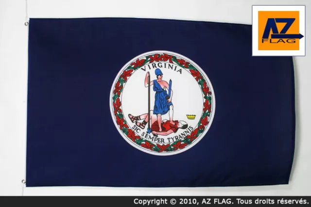 VIRGINIA FLAG 3' x 5' - US STATE OF VIRGINIE FLAGS 90 x 150 cm - BANNER 3x5 ft L