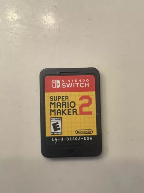 Nintendo Switch Super Mario Maker 2 Cartridge Only Tested Working