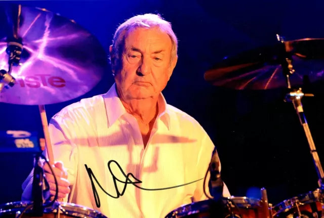 Nick Mason Pink Floyd Autogramm signiert autograph signed ca. 20 x 30 cm Foto