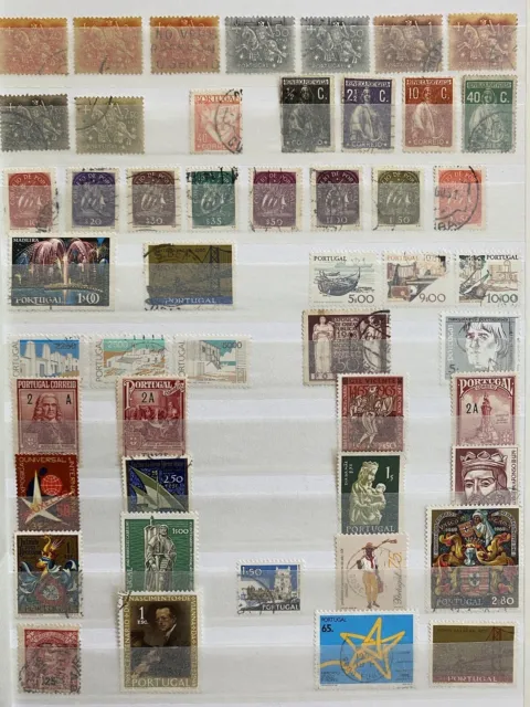 Konvolut 49 Briefmarken Portugal Postfrisch & Gestempelt
