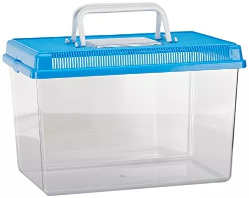Plastic Fish Aquarium GEO Large Aquarium Tank 6 Container Sturdy Plastic Handle