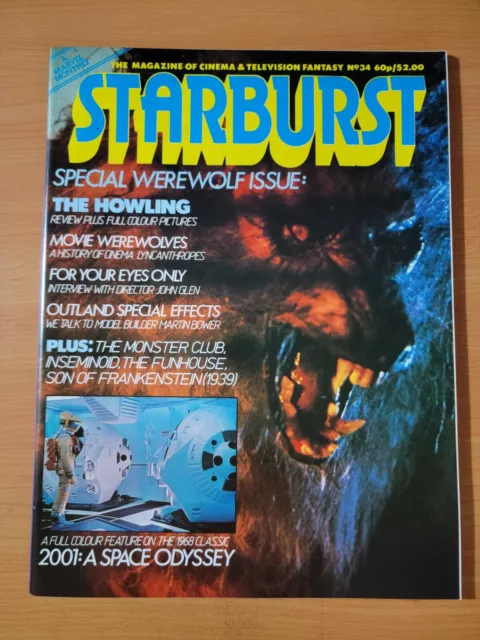 Starburst Magazine #34 ~ NEAR MINT NM ~ Special Werewolf Issue Marvel Stan Lee