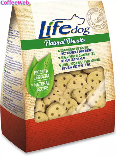 Life Dog 60004 Biscotti Bottoni, 500 Grammi