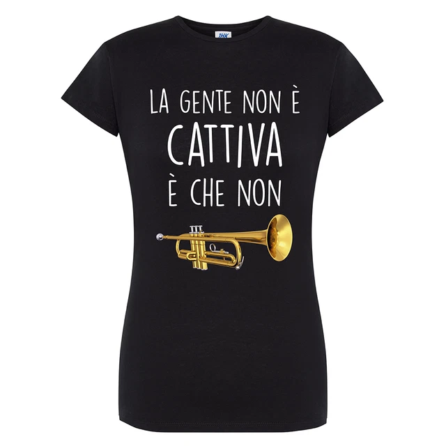 maglietta donna la gente non è cattiva è che non tromba t-shirt divertente