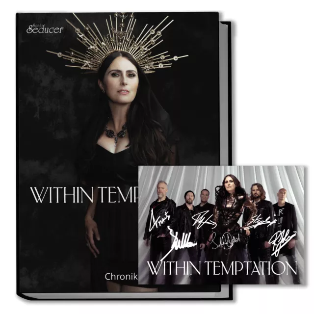 Within Temptation Chronik-Buch 2023 + signierte Fotokarte, limitiert 499 Ex.