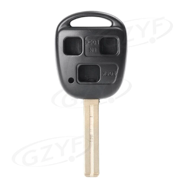 3-Buttons Car Remote Key Fob Shell Pad Case For Lexus Replacement Fob Case