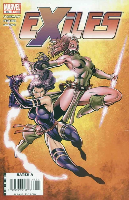 Exiles (Marvel) #92 VF/NM; Marvel | Chris Claremont Psylocke - we combine shippi