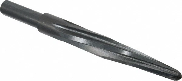 Made in USA 21/32" Reamer Diam, 3/8" Small End Diam, 1/2" Diam Straight Shank...