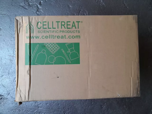 Celltreat 229584 2000mL Roller Bottle Suspension Culture Non Vented 12 pcs new 2