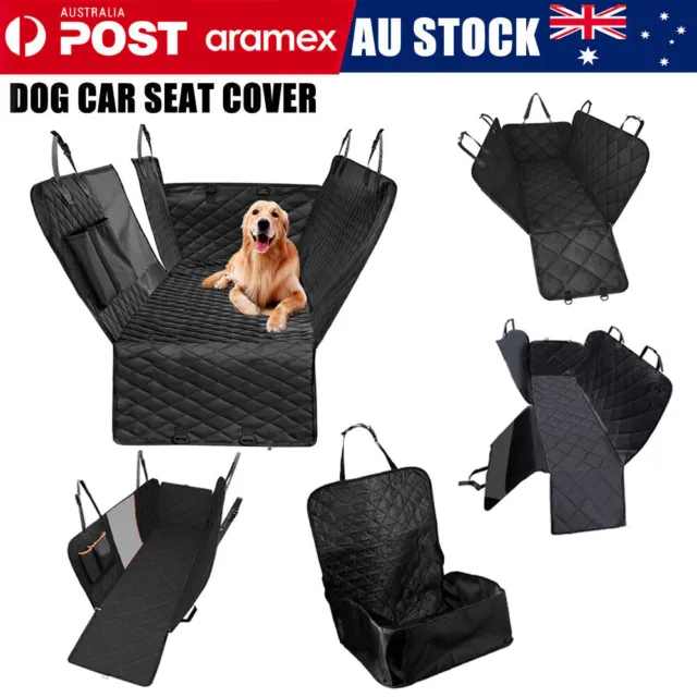 Nonslip Pet Car Back Seat Cover Cat Dog Waterproof Protector Hammock Mat Black