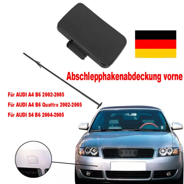 Abschlepphaken Abdeckung Zughaken Stoßstange hinten passt für Audi