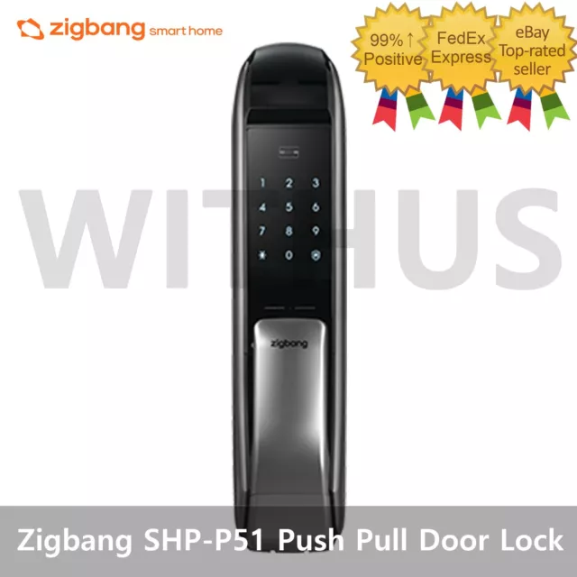 Zigbang  SHP-P51 NEW Push Pull Digital Smart Door Lock with RF Key Tag *2ea