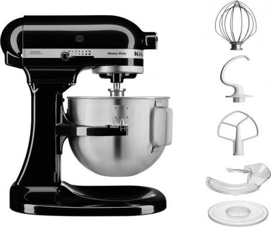 KitchenAid Heavy Duty 5KPM5EOB - Keukenrobot – Zwart