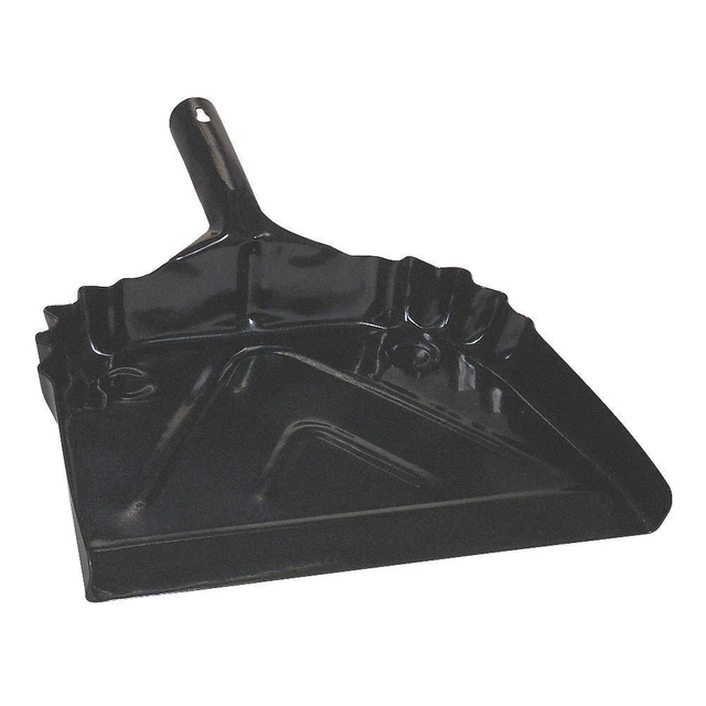 TOUGH GUY 1CH74 Handheld Dust Pan,Black