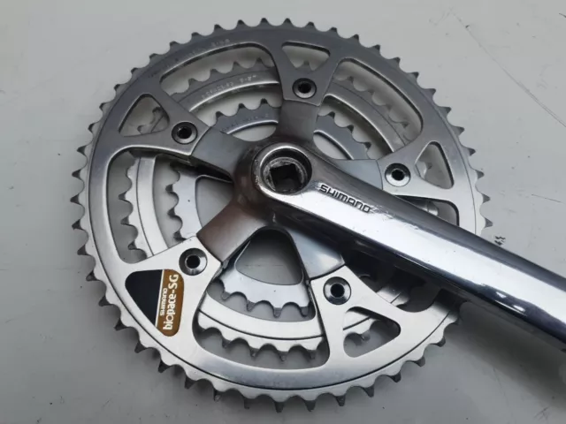 Shimano M730 Deore XT Biopace SG Triple Chainset FC-M730 Bio-3 21 Speed VGC