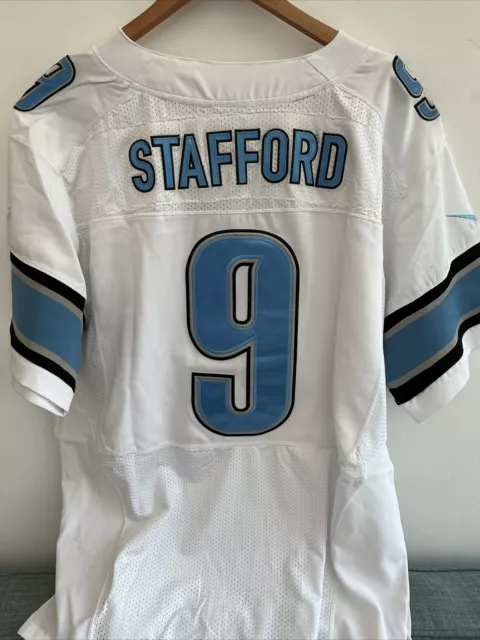 Detroit Lions Reebok NFL Jersey #9 American Football Mens 52 Matthew Stafford